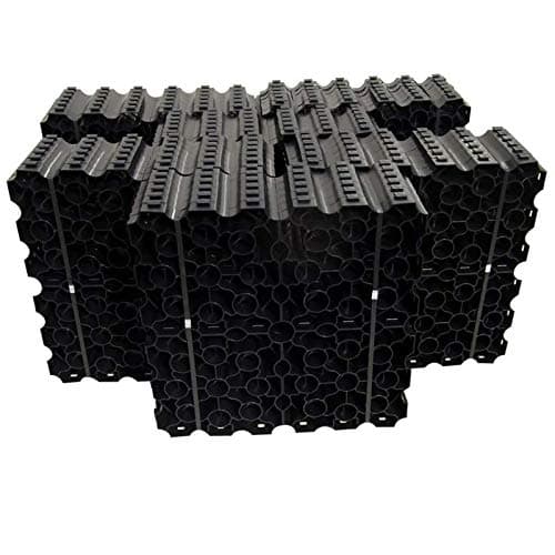 Image of Base Kit for Shed 14ft x 8ft - Plastic Grid System for Shed, Log Cabin, Summerhouse - Garden Shed Base Grid w/Weed Fabric Membrane for Gravel Grids