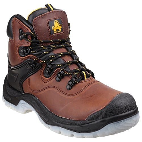 Image of Amblers Safety Unisex FS197 Safety Boot/Waterproof Safety Footwear,Brown, Size UK 5