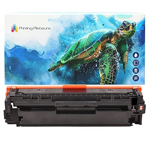 Image of Printing Pleasure BLACK Compatible Laser Toner Cartridge for HP LaserJet Pro Color MFP M476 dn/dw/nw | CF380X 312X 312A