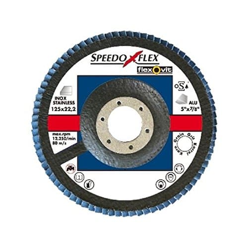Image of Flexovit Flapper Discs P80 115mm X 22mm Multi Use Durable High Quality