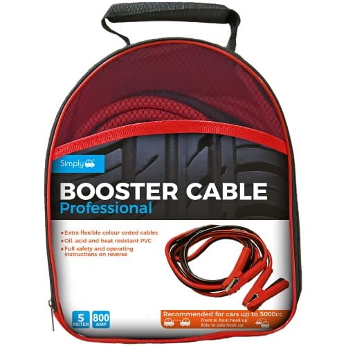 Image of Simply SP800 Professional Jump Booster Cable, 5M, 800 AMP, 5 Metre