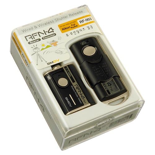 Image of Fotodiox SMDV RFN-4 Wireless Remote Shutter Release Cable for Nikon D1, D1H, D1X, D2H, D2X, D2Hs, D2Xs, D3, D3X, D3s, D4, D200, D300, D300S, D700, D800, D800E, Fully compatible with Nikon MC-30