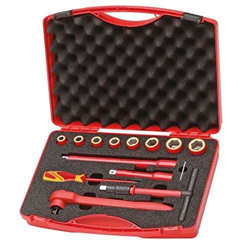 Image of Gedore VDE1001 1/2-Inch Tool Set - Red (14-Piece)