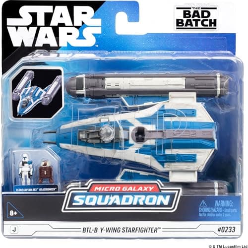 Image of Star Wars™ Micro Galaxy Squadron BTL Y-wing - 5-inch Vehicle with Two 1-Inch Micro Figure Accessories