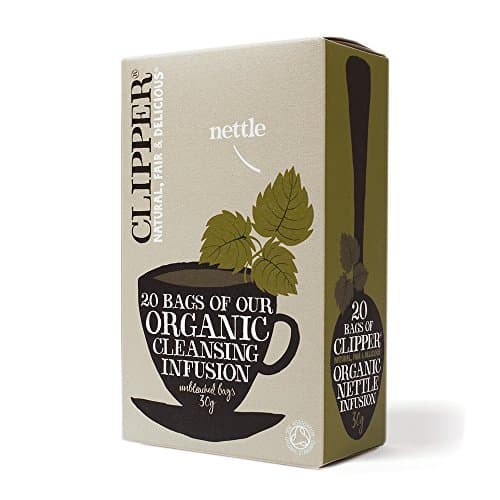Image of Clipper Organic Nettle Herbal Infusion 20 Teabags (Pack of 6, Total 120 Teabags)