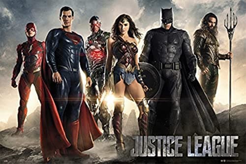 Image of Grupo Erik Poster DC Comics Justice League Movie All Characters - 36 x 24 inches / 91.5 x 61 cm - Shipped Rolled Up - Cool Posters, Art Poster, Wall Posters & Prints