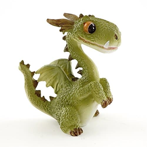 Image of Top Collection 4412 Miniature Fairy Garden & Terrarium Mini Dragon Statue, Small