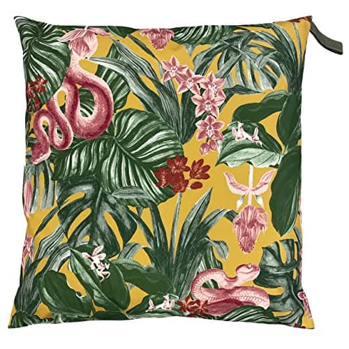 Image of furn. Medinilla Outdoor Polyester Filled Cushion, Polyester, Mustard
