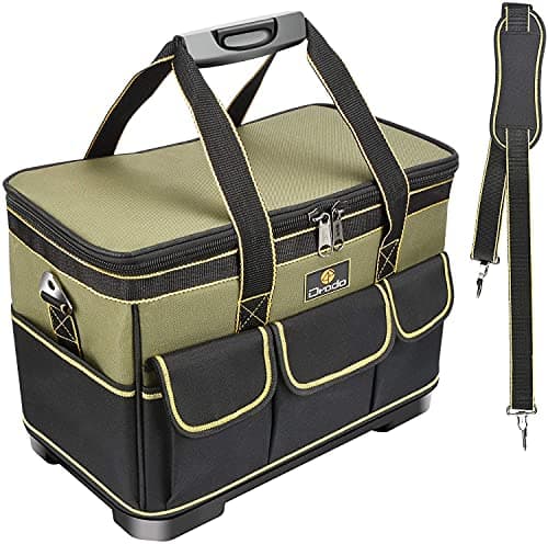 Image of Drado Tool Bag Muti-Purpose Tool Bag Organiser with Adjustable Shoulder Strap (40 x 23x 28cm)