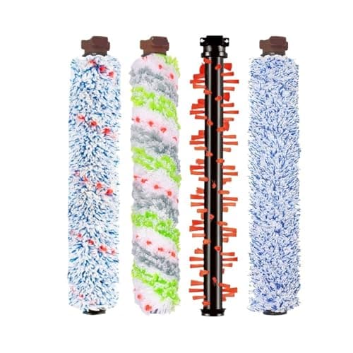 Image of Main Roller Brush，Compatible for Bissell Crosswave 1713 Pet Pro / 2224E / 2582E / 1866/1868 /1934/1926 Brush Roller Spare Part(4pcs)