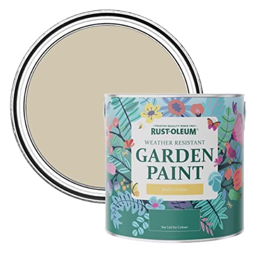 Image of Rust-Oleum Green Mould-Resistant Garden Paint In Matt Finish - Silver Sage 2.5L