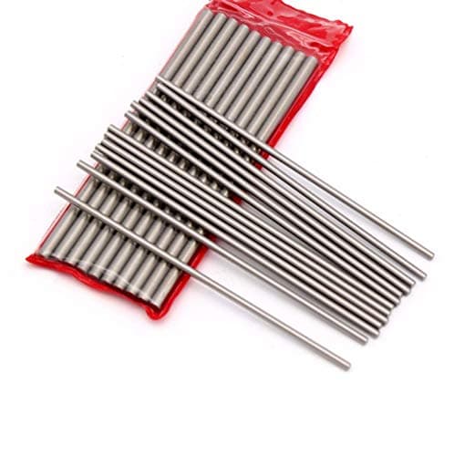 Image of WEKOW 5PCS Diameter 1.0-16mm Length 150mm Metal 4241 White Steel Round Bar Round Steel Bar (9.5MM)