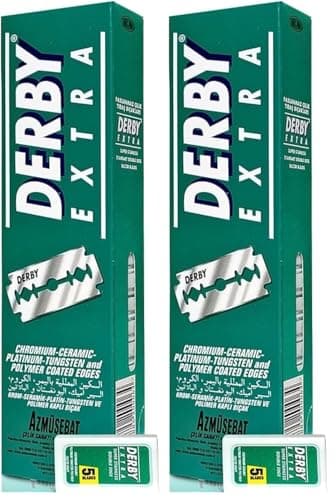 Image of Derby Extra Double Edge Safety Razor Blades - Pack of 200 Blades