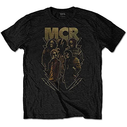 Image of My Chemical Romance Appetite for Danger Unisex T-Shirt (X Large) Black,Gold