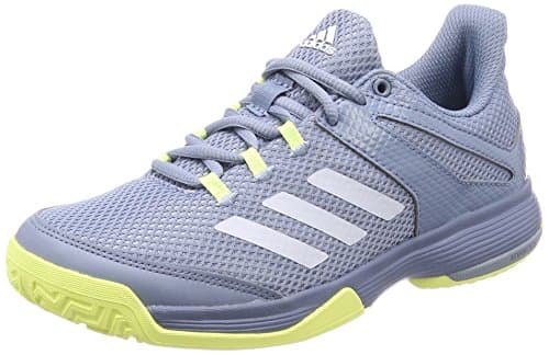 Image of adidas Adizero Club, Unisex Kid's Tennis Shoes, White (Ftwwht/Ftwwht/Ftwwht Ftwwht/Ftwwht/Ftwwht), 5 UK (38 EU)