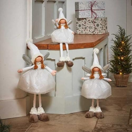 Image of Three Kings 48cm White Dangly Legs Fairy Magic Ornament