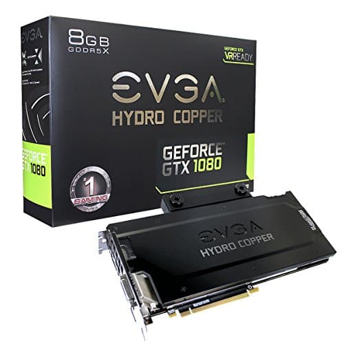 Image of EVGA GeForce GTX 1080 FTW HYDRO COPPER GAMING, 8GB GDDR5X, RGB LED, HYDRO COPPER Waterblock, 10 Power Phases, Double BIOS DX12 OSD Support (PXOC) Graphics Card 08G-P4-6299-KR