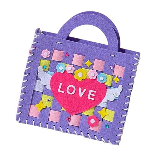 Image of Shurzzesj Sew Your Own Bags - Beginner's Handbag Purse Sewing Projects,Fun Arts Projects Beginner-Friendly Sew Your Own Handbag Pouch for Creative Kids
