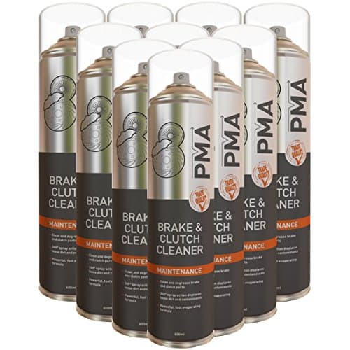 Image of (PACK OF 6) PMA Trade Quality Brake & Clutch Cleaner Large 600ml Tin - solvent cleaner degreaser