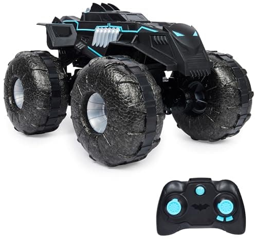 Image of DC Batman, All-Terrain Batmobile Remote Control Vehicle, Water-Resistant Batman Toys for Boys Aged 4 and Up
