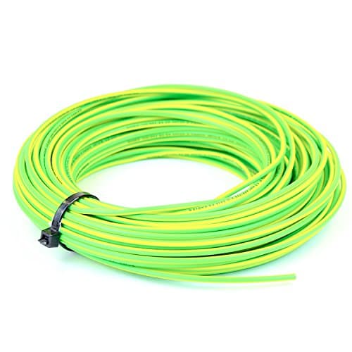 Image of Ali's DIY 1.5 mm Single Core Conduit Cable 6491X Yellow/Green Supplementary Earth - 5 metre Cut Length