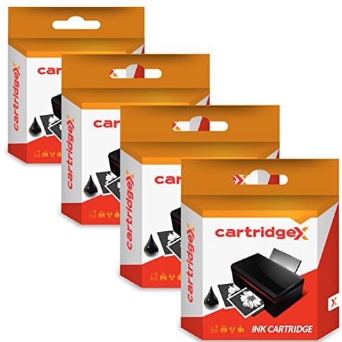 Image of Cartridgex 4 X Compatible Ink Cartridge Replacement For BCI-15Bk - Black For Canon Bubble Jet i70, Bubble Jet i80, Pixma IP90, Pixma iP90v