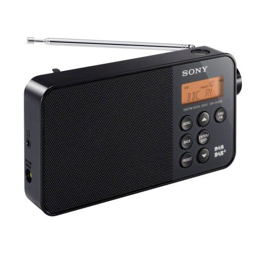 Image of Sony XDRS40DBPB.CEK DAB/DAB+/FM Ultra Compact Digital Radio - Black