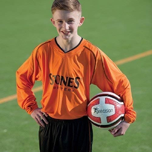 Image of Precision Marseille Shirt & Short Set 46-48 Tangerine/black