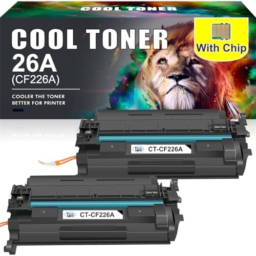 Image of Cool Toner Compatible for HP 26A CF226A 26X CF226X Toner Cartridge LaserJet Pro M402dn M402n M402d M402dw M402 MFP M426dw M426fdw M426fdn M426 - Black, 2-Pack