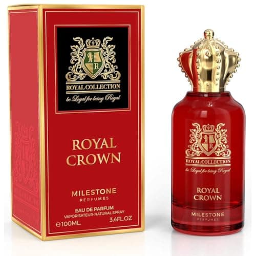 Image of MILESTONE Perfumes Royal Collection Royal Crown Unisex Eau de Parfum 100ML – Long-Lasting Fragrance for Men & Women, Elegant Scent for Daily Wear and Special Occasions