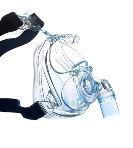 Image of Small NIV Full Face Mask without Vent (Anti-Asphyxia Valve) - AIRLIFE Brand - Non-Invasive Ventilation Solution for Respiratory Support