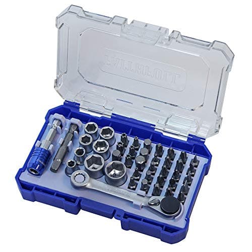 Image of Faithfull FAISBSET42 Screwdriver Bit and Socket Set - 42 Piece
