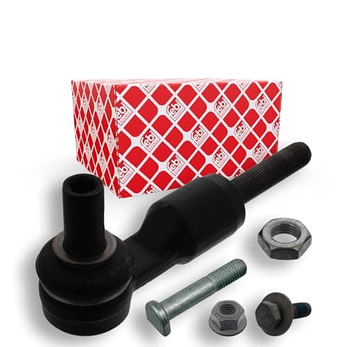 Image of febi bilstein 39076 Tie Rod End with additional parts, pack of one