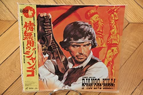 Image of Django, Kill! (If You Live Shoot) 1967 Laserdisc LD NTSC JAPAN OBI Western Western