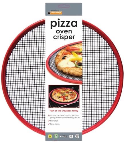 Image of Toastabags Pizza Oven Cripser – Non Stick Premium Mesh Pizza Tray for Crispy Crust – Professional Pizza Baking Pan – Pizza Oven Tray for Homemade & Frozen Pizza