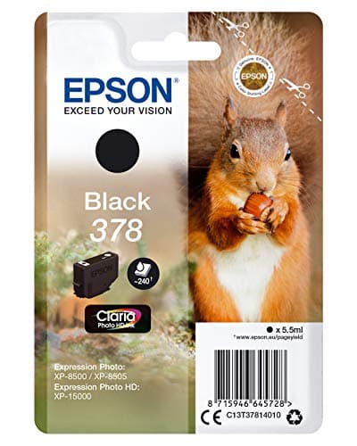 Image of Epson C13T37814020 Inkjet Cartridge - Black