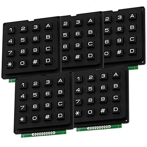Image of AZDelivery 5 x 4x4 Matrix Array 16 Switch Keypad Keyboard Module compatible with Arduino Including E-Book!