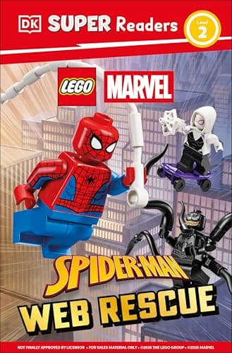 Image of DK Super Readers Level 2 LEGO Spider-Man Web Rescue