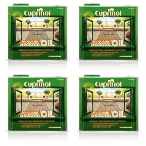 Image of Cuprinol UV Guard Decking Oil Teak 2.5 Litre