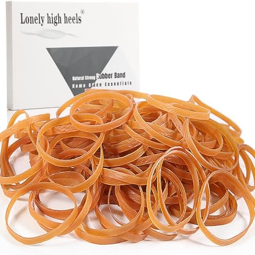 Image of Lonely high heels Elastic Bands Heavy Duty 200 Pcs Thick Rubber bands 100x5 mm Natural Strong Elastic Band Wide Rubber Band Stationary Stretchable for Home School Offices
