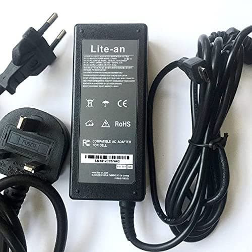 Image of 19.5V Micro USB Charger for Dell Venue Pro Tablet, 24W DA24NM130 Compatible Power Supply Adapter Charger