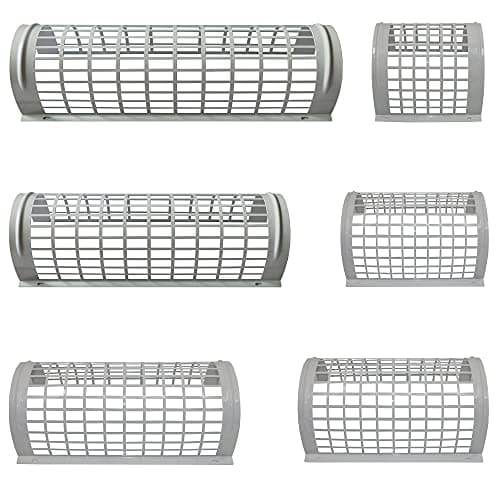 Image of Mylek Tubular Heater Guard 310mm - Electric Tube Safety Cage Protection, Greenhouse, Garage, Caravan (310mm)