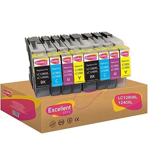Image of Excellent Print LC1280XL LC1240XL LC1280 LC1240 Compatible Ink Cartridges for Brother MFC-J6510DW MFC-J6910DW MFC-J6710DW MFC-J5910dw
