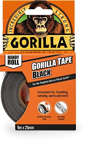 Image of Gorilla Tape Handy Roll Black 9m