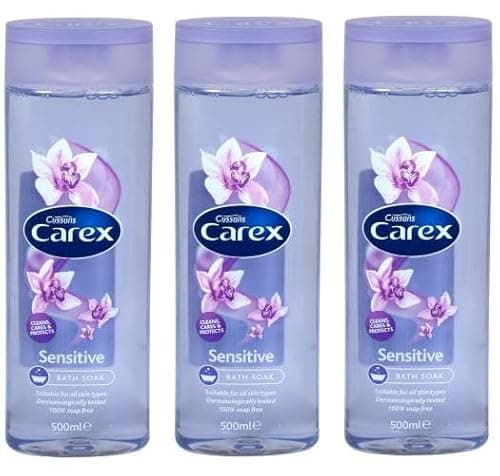 Image of Carex Sensitive Body Wash 500ml - Pack of 3
