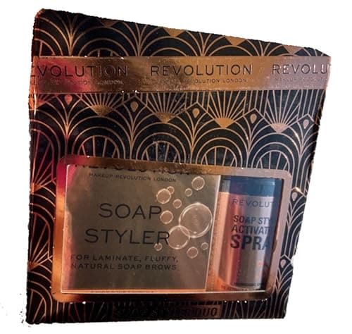 Image of Makeup Revolution Soap Styler Duo, 2 Piece Eyebrow Set, Stay All Day Brows, Includes 2 Viral Products