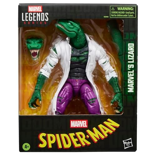 Image of Marvel Legends Series Marvel’s Lizard, Spider-Man Comics Collectible 15-cm-scale Action Figure