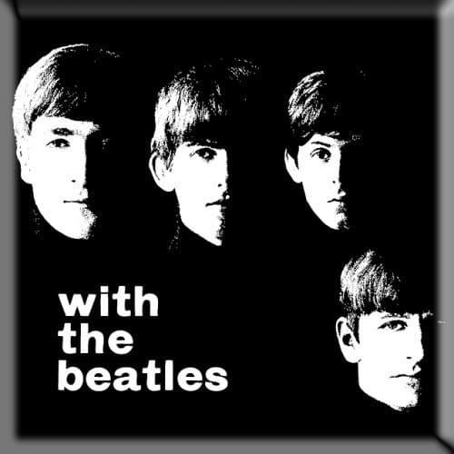 Image of The Beatles Fridge Magnet. With the Beatles