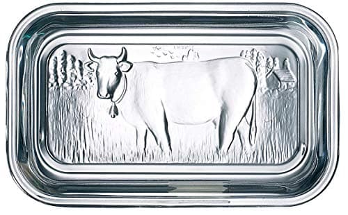 Image of Luminarc Butter Box, 17cm - Glass, Transparent, Silver