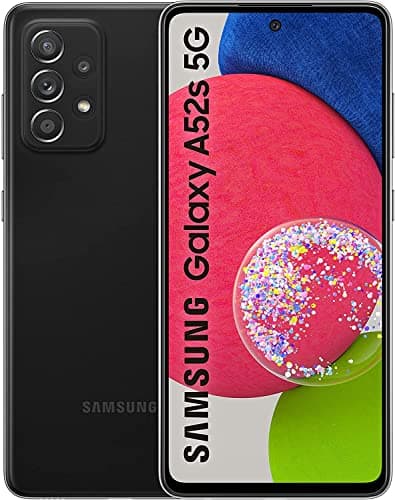 Image of Samsung Galaxy A52s 5G Smartphone Dual SIM Android Mobile Phone 6 GB RAM 128 GB Memory Awesome Black Enterprise Edition (UK Version)